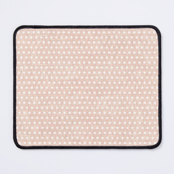 Item preview, Vintage Polka Dots Blush Pink and Cream designed and sold by LoveAlways-AEP.