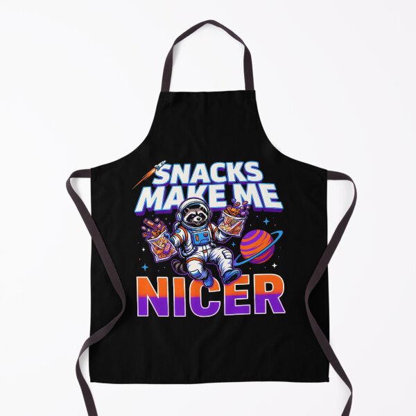 Item preview, Snacks Make Me Nicer Cute Funny Raccoon Lovers Gift Idea designed and sold by Redgiant87x.
