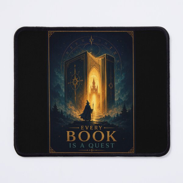 Item preview, Every Book Is a Quest Fantasy Reading Poster designed and sold by Sketchlegacy.