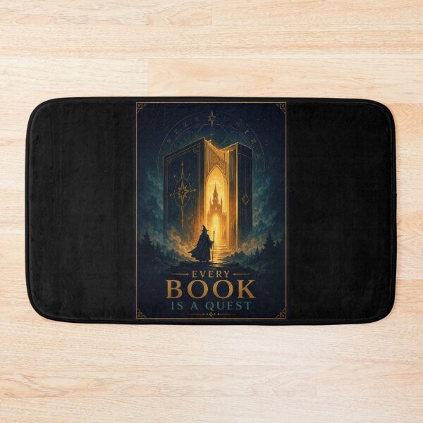 Item preview, Every Book Is a Quest Fantasy Reading Poster designed and sold by Sketchlegacy.