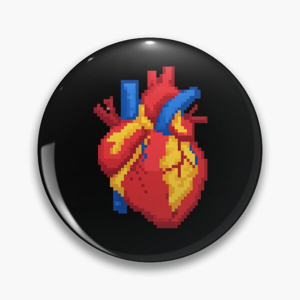 Item preview, Pixel Anatomical Heart designed and sold by tamsclub.