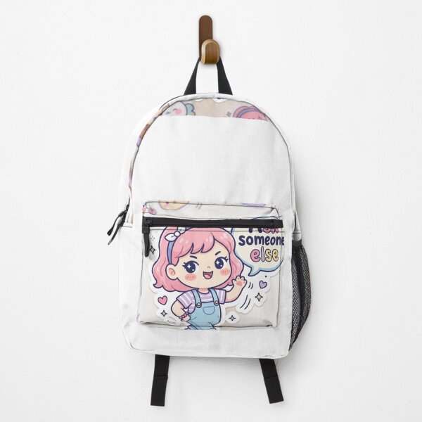Item preview, Cute Kawaii Girl Saying Ask Someone Else Sticker designed and sold by FAZ-DESIGNS.