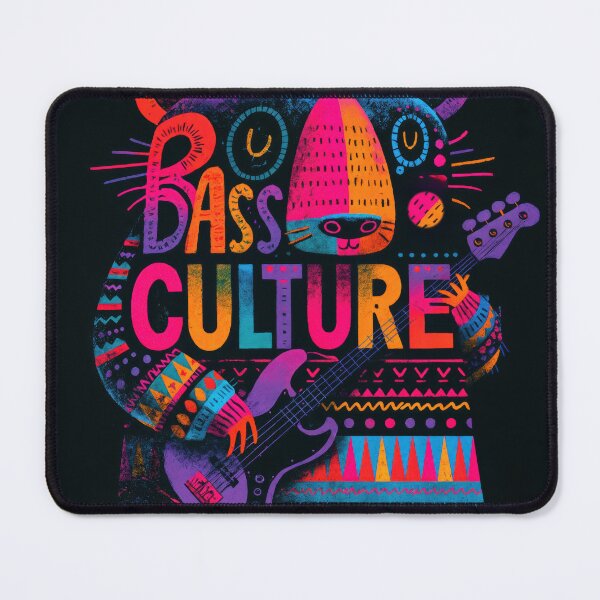 Item preview, Wall Art - Postcard: Bass Culture Neon Groove designed and sold by ForeverPrintsOK.