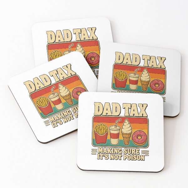 Item preview, Dad Tax Funny Retro Father's Day Design designed and sold by Glotify.