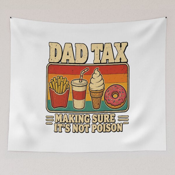 Item preview, Dad Tax Funny Retro Father's Day Design designed and sold by Glotify.