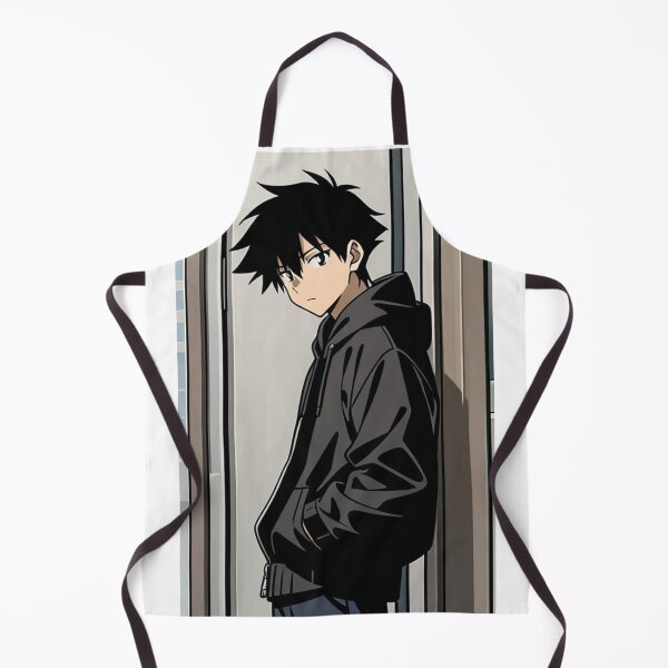 Item preview, Portrait - Elegant man grey hoodie hands pockets designed and sold by AnimeShin.
