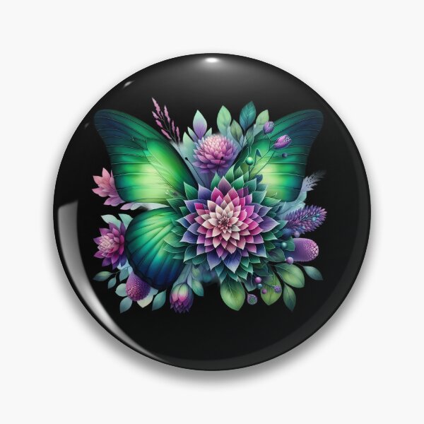 Item preview, Emerald Bloom Butterfly designed and sold by EvaKlein68.