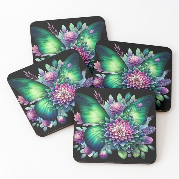 Item preview, Emerald Bloom Butterfly designed and sold by EvaKlein68.