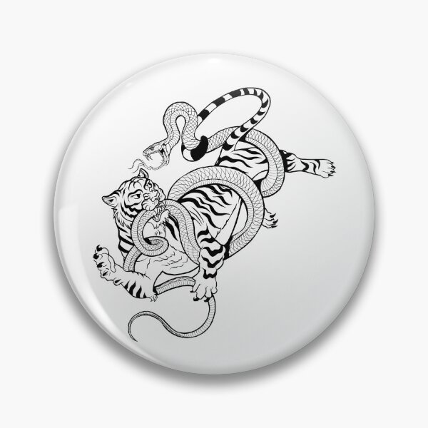 Item preview, Tiger vs Snake Fight designed and sold by imaratbag.