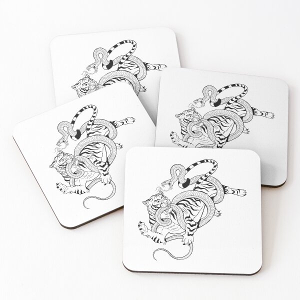 Item preview, Tiger vs Snake Fight designed and sold by imaratbag.