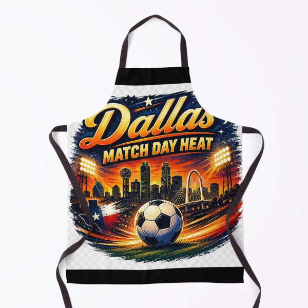 Item preview, Dallas Match Day Heat – Retro Texas Soccer Fan Design designed and sold by MySheetMusicArt.