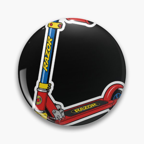 Item preview, Retro Razor Kick Scooter Sticker | Classic 2000s Scooter Illustration designed and sold by veerubusiness.