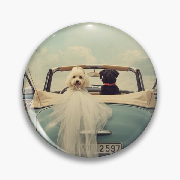 Item preview, Newly married dogs couple cute and funny designed and sold by Grechanka878.