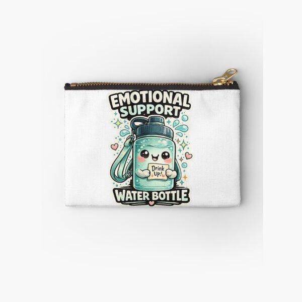Item preview, Emotional Support Water Bottle Sticker | Cute Hydration Kawaii Sticker designed and sold by SimranChhina.