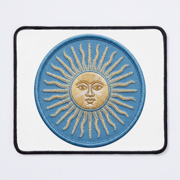 Item preview, Embroidered Sun of May Patch - Argentina Football Crest Design designed and sold by FootballCrazy10.