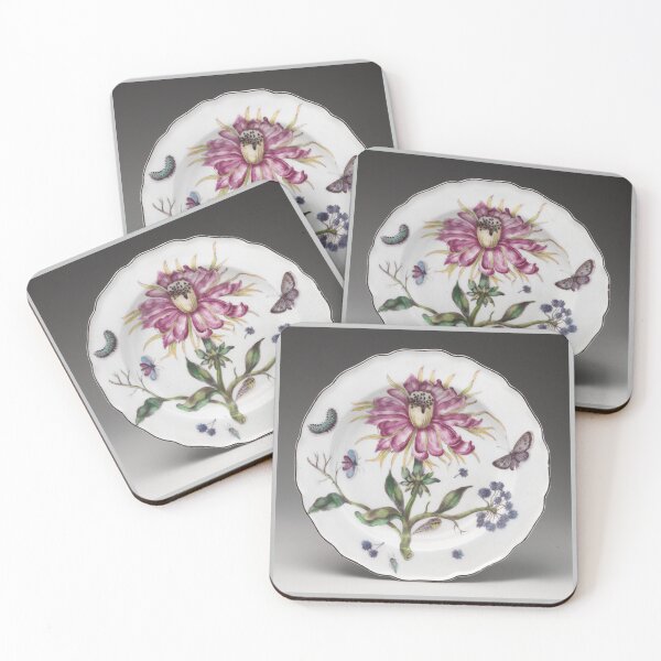 Item preview, Botanical plate with thistle - Cottagecore Botanical Public Domain Art Print designed and sold by Presly.