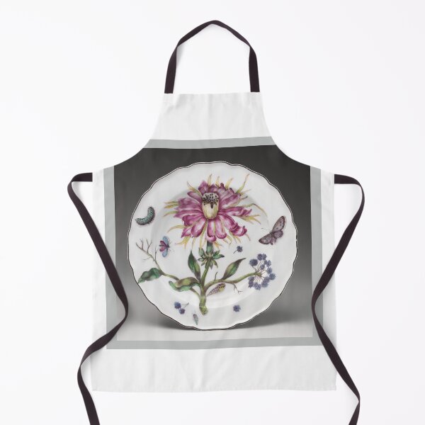 Item preview, Botanical plate with thistle - Cottagecore Botanical Public Domain Art Print designed and sold by Presly.
