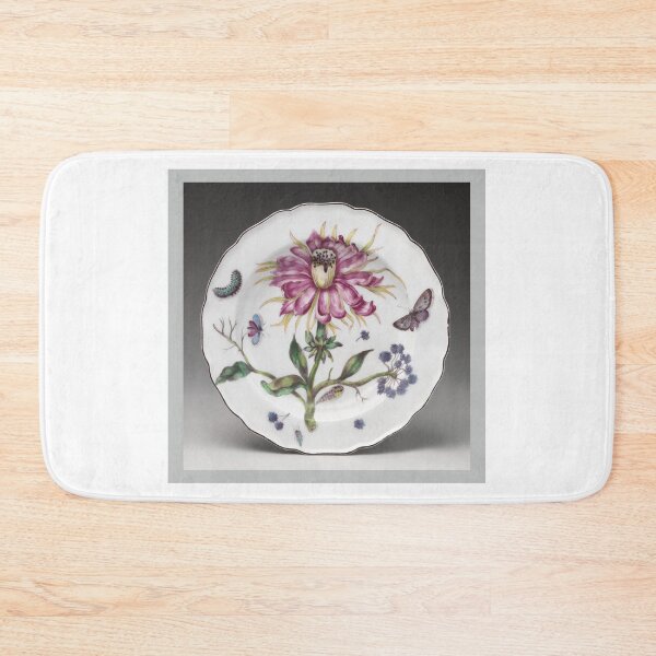 Item preview, Botanical plate with thistle - Cottagecore Botanical Public Domain Art Print designed and sold by Presly.