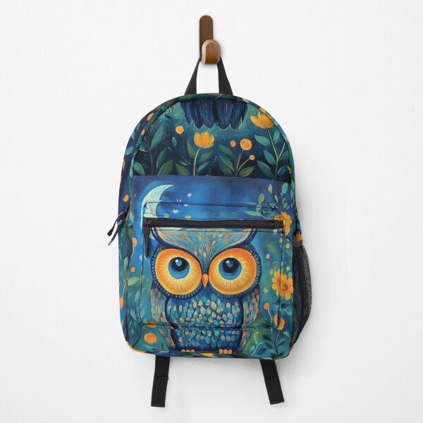 Item preview, Scandinavian Folk Art Owl Illustration designed and sold by Soul Garden Studio.
