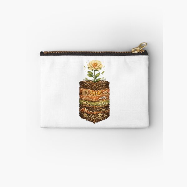 Item preview, Grow Through What You Go Through Wildflower Resilience Botanical Illustration designed and sold by MrDev.