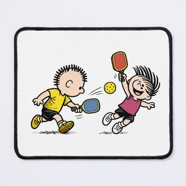 Item preview, Peanuts Pickleball Friends – Vintage Pickleball Cartoon Design designed and sold by StudioAyinla.