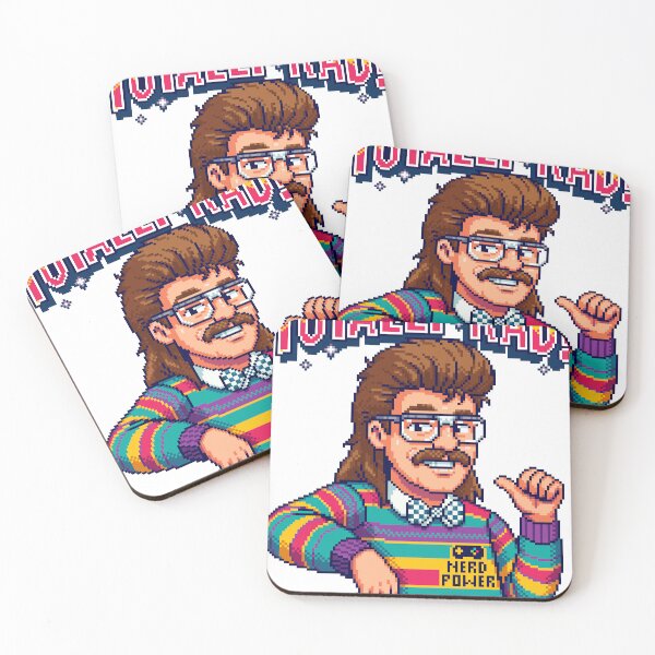 Item preview, Totally Rad 80s Nerd Power designed and sold by Coin Inserted.