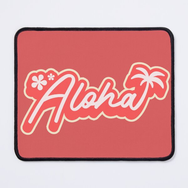 Item preview, Retro Aloha Hawaiian Vacation Sticker Design designed and sold by SolutionsArt.