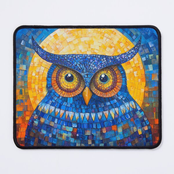 Item preview, Golden Halo Owl Painting designed and sold by Soul Garden Studio.