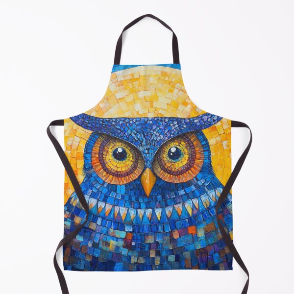 Item preview, Golden Halo Owl Painting designed and sold by Soul Garden Studio.