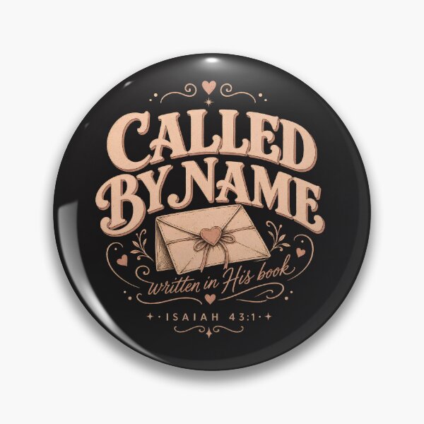 Item preview, Called by Name - Isaiah 43:1 Christian Typography designed and sold by TheDailyCross1.