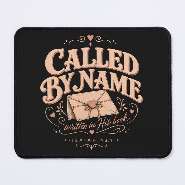 Item preview, Called by Name - Isaiah 43:1 Christian Typography designed and sold by TheDailyCross1.