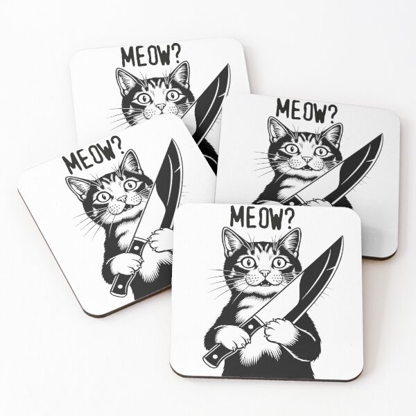 Item preview, Meow? Cats cannot be trusted! designed and sold by Bruce Custom Creations.