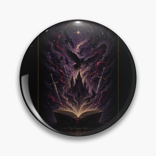 Item preview, The Chapter Calls Dark Fantasy Book Poster designed and sold by Sketchlegacy.