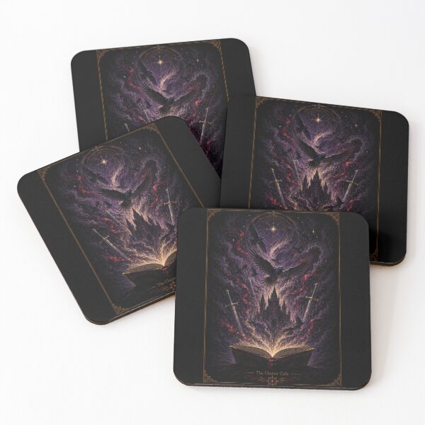Item preview, The Chapter Calls Dark Fantasy Book Poster designed and sold by Sketchlegacy.