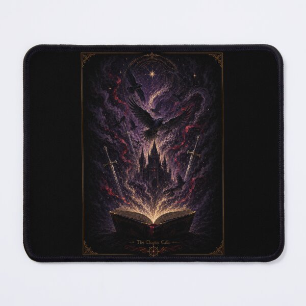 Item preview, The Chapter Calls Dark Fantasy Book Poster designed and sold by Sketchlegacy.