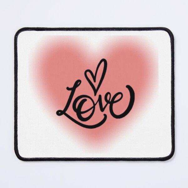 Item preview, Love Heart Background Typography Design designed and sold by PixelVibe Art.