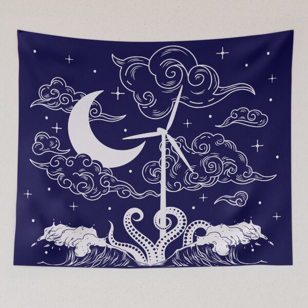 Item preview, Offshore Wind Kraken designed and sold by Volt Junkies.