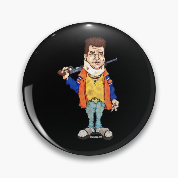 Item preview, Danny McBride Caricature Pineapple Express Red Illustration designed and sold by sergio-prints.