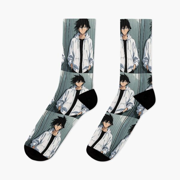 Item preview, Portrait - Elegant man white hoodie hands pockets designed and sold by AnimeShin.