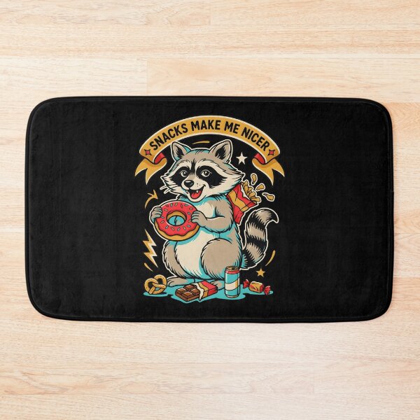 Item preview, Copy of Snacks Make Me Nicer Relatable Snack Lover Raccoon Meme designed and sold by Redgiant87x.