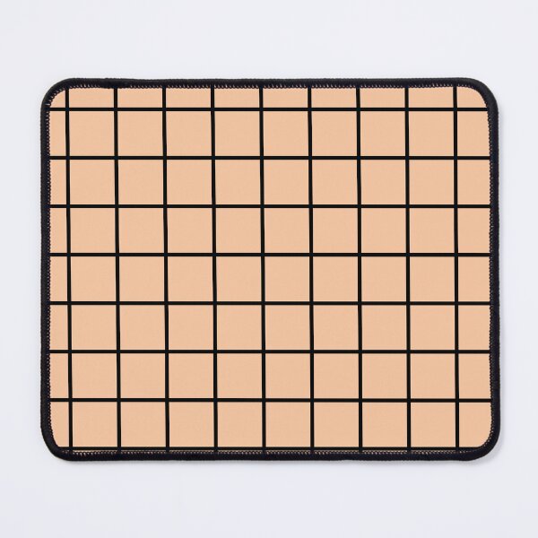 Item preview, Minimalist Peach Grid Phone Case for Girls | Soft Orange Checkered Journal for Students | Light Peach Grid Pattern Blanket for Mom | Pastel Coral Checkerboard Tote Bag for Teachers designed and sold by VivaFy.