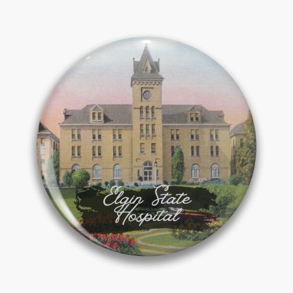 Artikelvorschau, Elgin State Hospital Kursive Bildunterschrift entworfen und verkauft von GhostlyWorld.