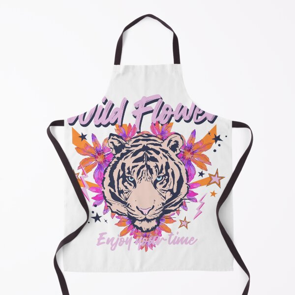 Item preview, Wild Flower Tiger Enjoy Your Time Floral Bold Graphic T-Shirt designed and sold by Atique Creations.