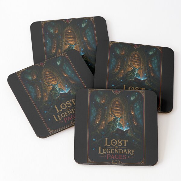 Item preview, Lost in Legendary Pages Fantasy Book Poster  designed and sold by Sketchlegacy.
