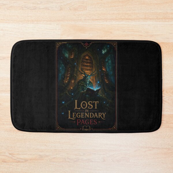 Item preview, Lost in Legendary Pages Fantasy Book Poster  designed and sold by Sketchlegacy.