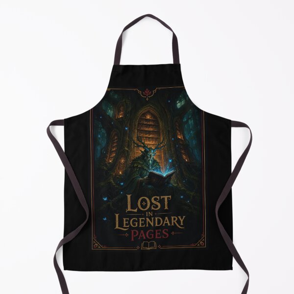 Item preview, Lost in Legendary Pages Fantasy Book Poster  designed and sold by Sketchlegacy.