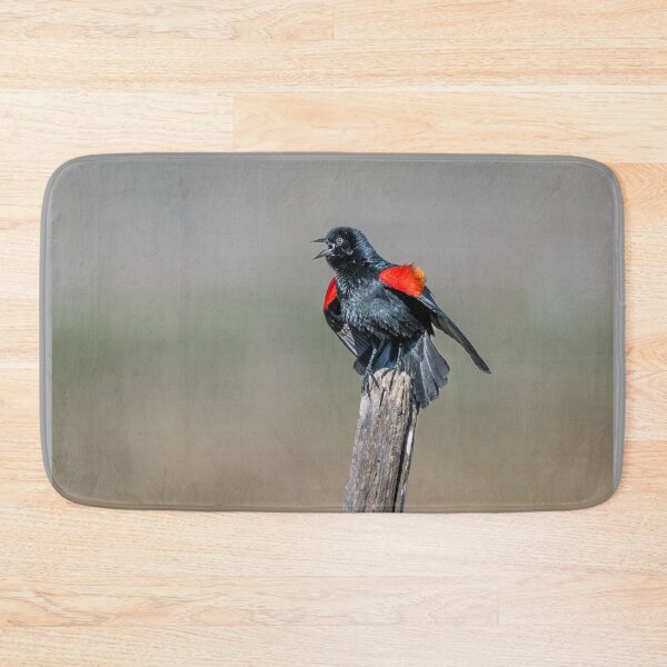 Item preview, Red-winged Blackbird Calling Across the Wetlands designed and sold by Debra Martz.