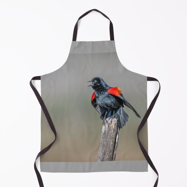 Item preview, Red-winged Blackbird Calling Across the Wetlands designed and sold by Debra Martz.
