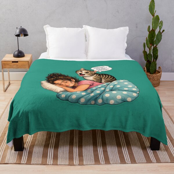 Item preview, Funny Cat Wake Up Call designed and sold by MischiefPaws.