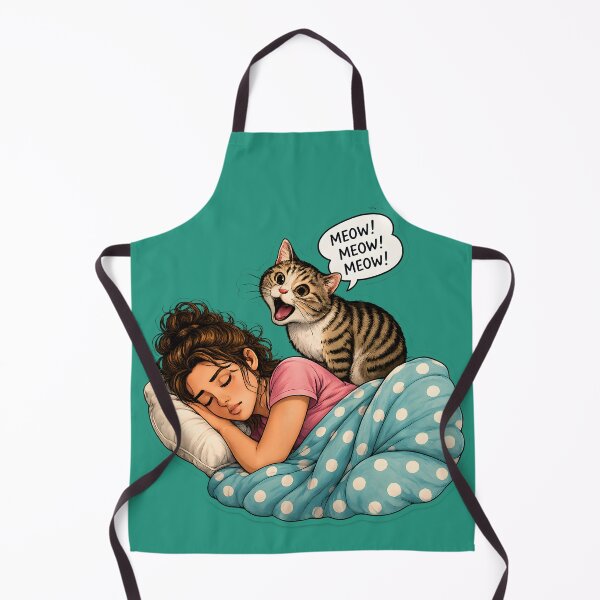 Item preview, Funny Cat Wake Up Call designed and sold by MischiefPaws.